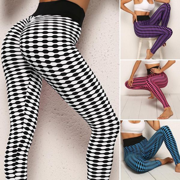 

new high waist leggings women fitness clothes slim ruched bodybuilding women's pants athleisure female plaid leggings s, Black