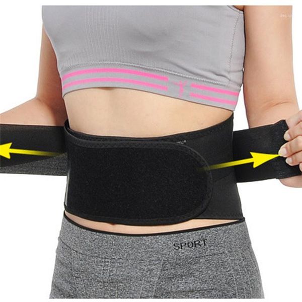 

waist support lumbar belt self heating tight fitting shaper advanced practical adjustable fitness sports protective belt1, Black;gray