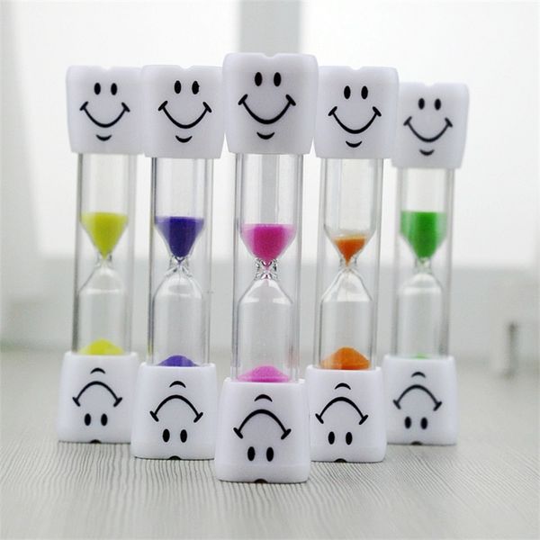 

smiley children kids toothbrush timer hourglass sand clock egg timer 3min timer for tea/cafe timekeeping hourglass 83 g2