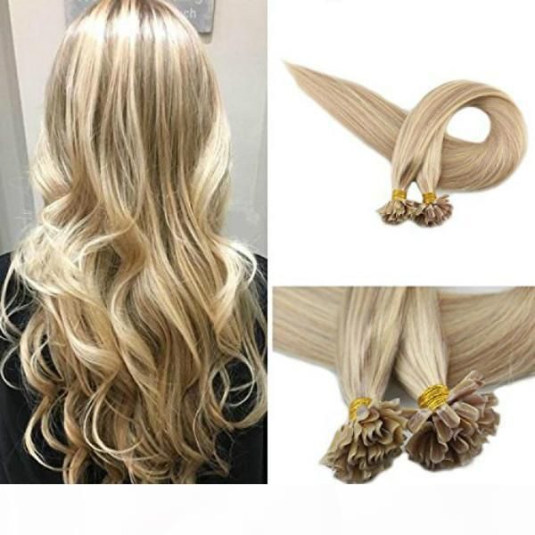 

дизайн одежды evermagic высокого качества remy выдвижение человеческих волос волосы u совет кератин 18 613 # цвет nail tip extensions, Black