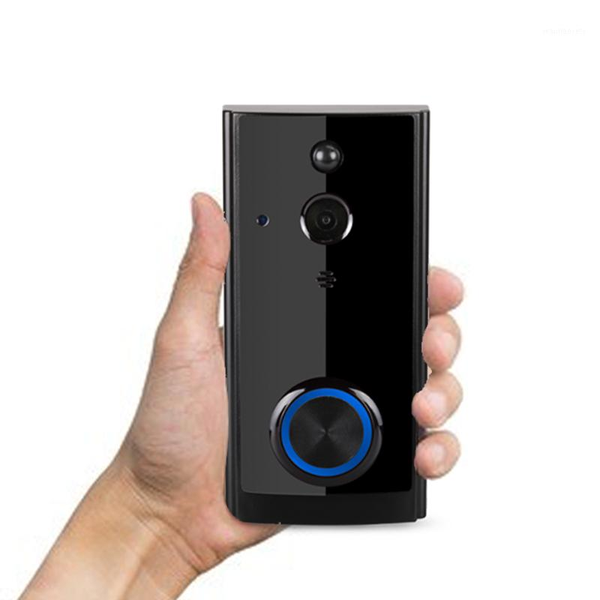 

2020 lermom wide angle lens 1080p hd video doorbell door bell camera intercom smart video doorbell ip door bell with camera1