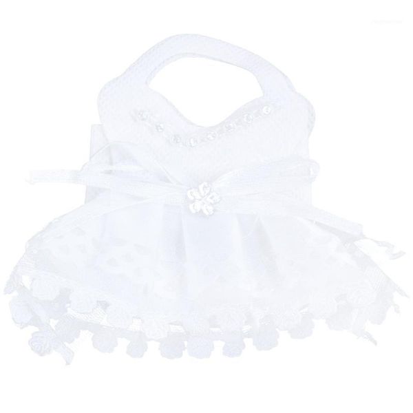 

gift wrap 10pcs candy bag for wedding dress bapteme1