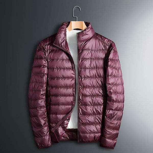 

an new outdoor light for white duck down trend student men's winter short jacket, Black;brown