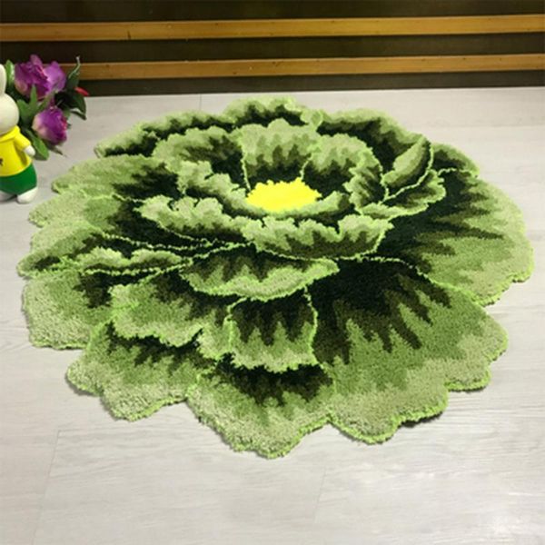 

carpets s flocking carpet plush rug art for living room bedroom peony