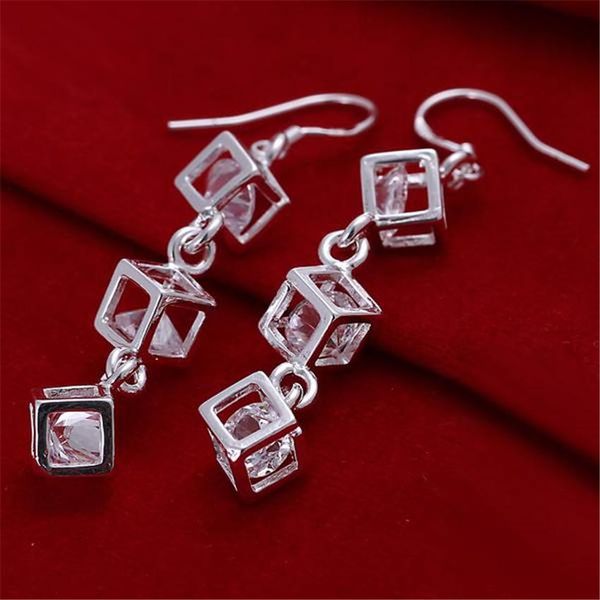

silver color fashion cute white crystal stone wedding cute nice lady earrings selling fashion jewelry h sqcumi, Golden