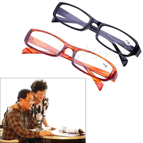 

reading 1 new pc of comfy black brown glasses readers presbyopia +1.00 to 4.00 diopter de grau oculos leitura