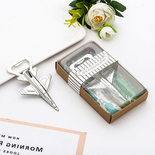 

aircraft bottle opener creative design metal beer corkscrew bar kitchen articles for wedding giveaway dhl 1339