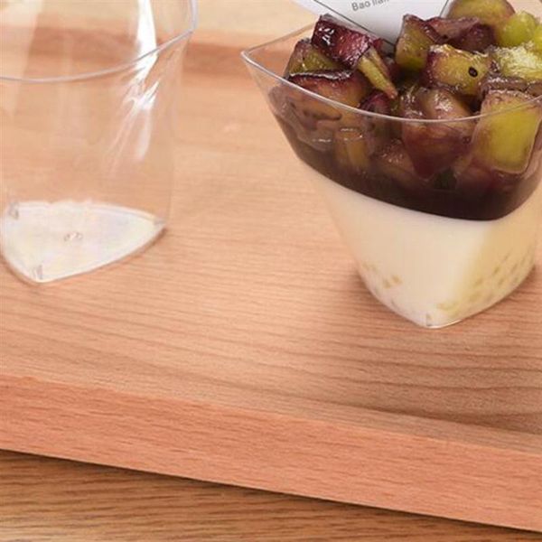 

чашки желе пудинг без десерта контейнер пластиковые одноразовые и 20шт ложка тепла прозрачный resistance мусс чаша кубок крышка yxljww