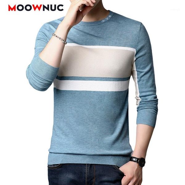 

sweaters o-neck 2020 new pullover male spring autumn striped fashion men's clothes cotton smart casual sweaters slim fit moownuc1, White;black