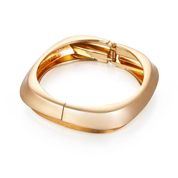 

bangle 2021 korean glossy geometric wristband jewelry for women girls party, Black