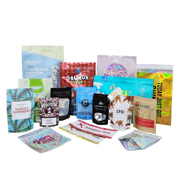 

customized your design packaging bag with logo printed pouches special custom-made gravure printing small lot manufacture