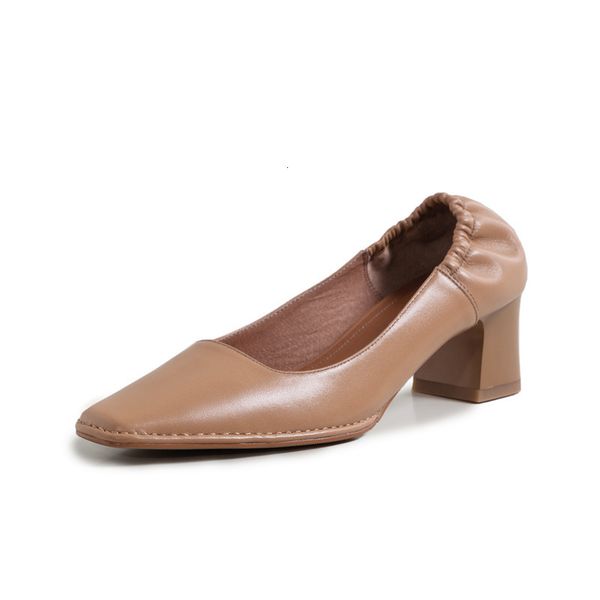 

2021 new arrival genuine female simple ladies only shoes shallow 1slj, Black