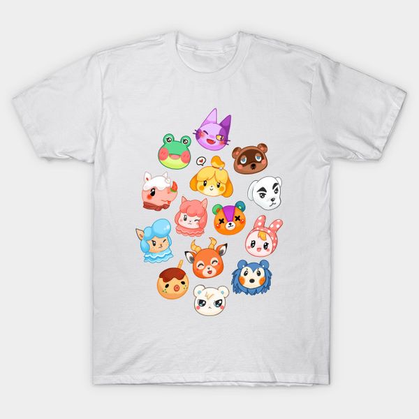 

men t-shirt animal crossing chibi tshirt o-neck t shirt summer tees hip hop harajuku sport hooded sweatshirt hoodie