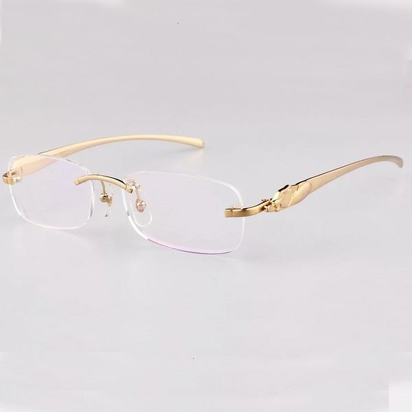 

panther clear metal men carter sunglasses luxury eyewear glasses eye rimless epki shades grey pchromic eyeglasses sun plain chea fa jerh, White;black