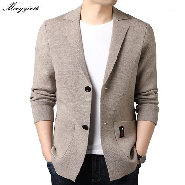 

2021 new fashion brand sweater mens single-breasted cardigan coat turn-dwon collar loose knitwear winter casual mens clothes1, White;black