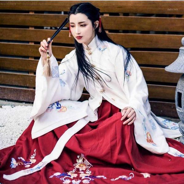 

2018 summer ancient chinese costume women clothes robes traditional beautiful hanfu dance costumes sobretudo feminino dress1, Black;red