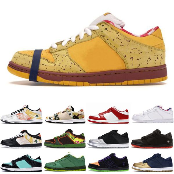 

fashion men basketball skateboard shoes women sneakers purple lobster red cement panda pigeon chunky dunky mens trainer sports shoes 36-45, White;red