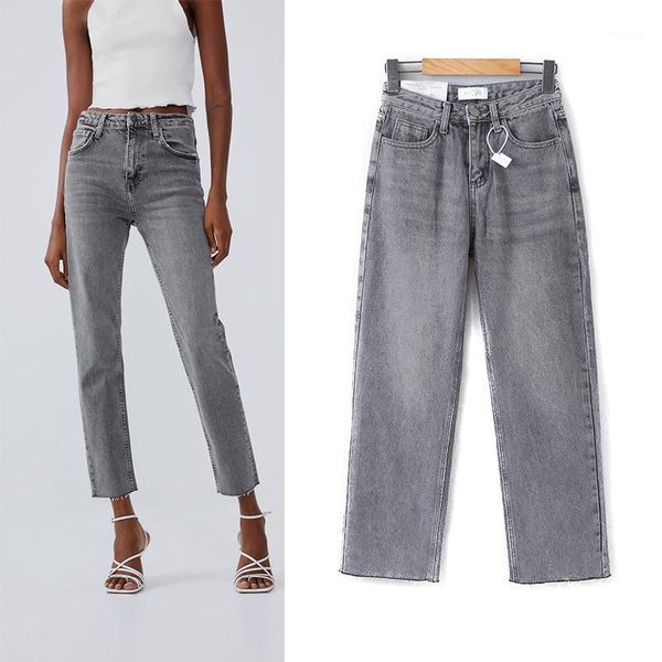 

jeans mujer 2020 new fashion high waist jeans pocket high elastic pencil plus size denim long pants casual basic grey1, Blue