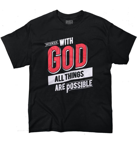 

with god all things are possible christian t shirts novelty t shirt gift sleeve t shirt summer men tee sport hooded sweatshirt hoodie