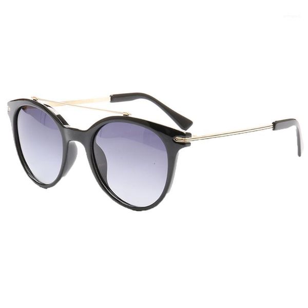 

sunglasses women round for retro metal polarized double-bridge fashion tortoise shades1, White;black