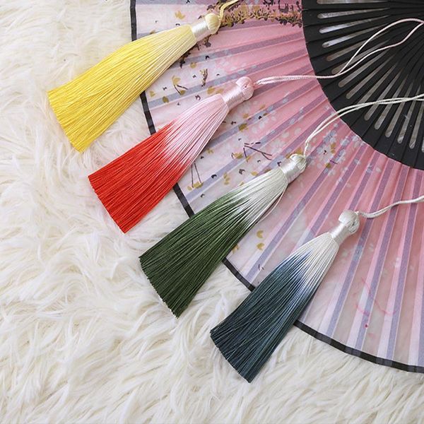 

5pcs 10cm gradual tassel cotton silk tassels for diy earrings jewelry making findings fashion tassels fringe charms pendants h jllxss