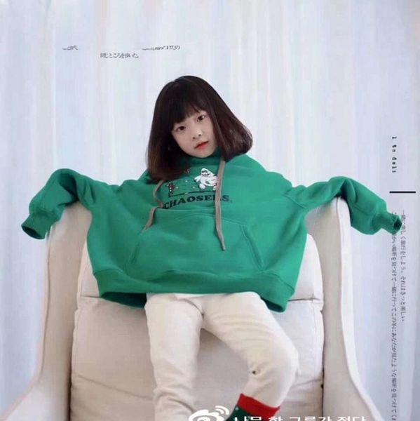 

clothing 2020 mingxi winter new sweater children's hooded pullover, Black