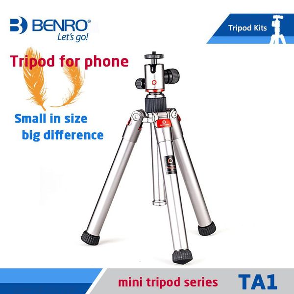 

benro ta1 tripod mini portable tripods selfie stick reflexed monopod desktripod for live show 5 section ing