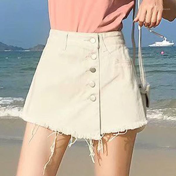 

women's shorts women skirt casual summer denim high waists fur-lined leg-openings plus size short jeans1, White;black