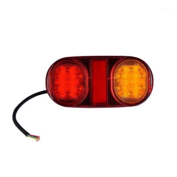

1 pcs 18 leds dc12v car rear tail light warning lamps trailer rear parts for truck trailer electric vehicle tail lamp