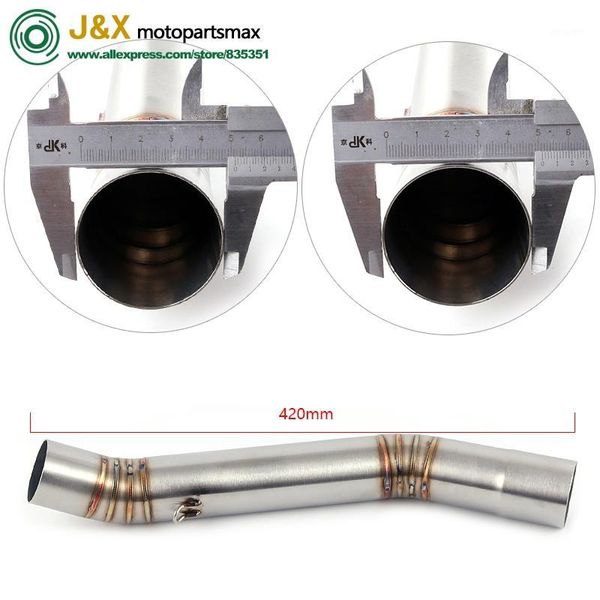 

exhaust pipe full system slip on for z750 z 750 motorcycle muffler escape middle link mid pipe1