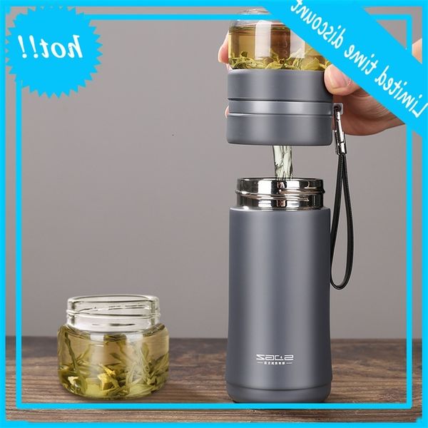 

separation men's portable business tea glass cup with filter