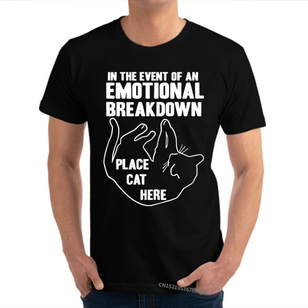 

in the event of an emotional breakdown place hip hop fashion round collar summer shirts sport hooded sweatshirt hoodie men t shirt