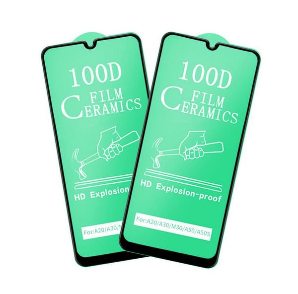 

full cover full glue ceremic screen protector guard flim for samsung galaxy a10 a20e a30 a40 a50 a70 a80 a31 a51 a21s