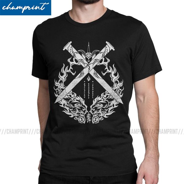 

bang shishigami crest men's blazblue fighting game vintage tees short sleeve round collar pure 6xl hooded sweatshirt hoodie men t shir