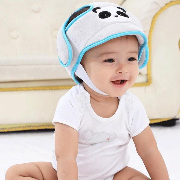 

baby safety hat helmet toddler hat protective bumper cap cartoon animals walking caps dropshiping, Yellow