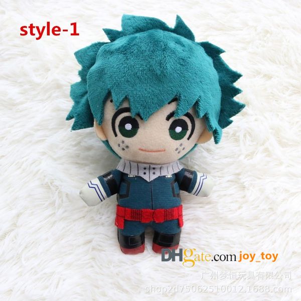 

15cm my hero academia plush toy stuffed doll figures pendant charm key chain midoriya izuku bakugou katsuki todoroki s