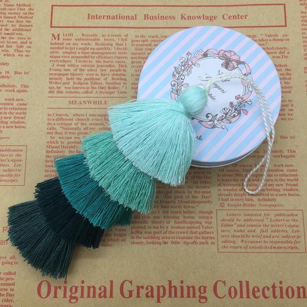 

6pcs lot 13cm five layers overlapping tassels silk fringe sewing tassel trim decorative key tassels for curtain home decoration h jllxck