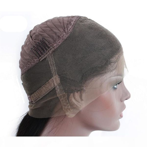 

new product 360 lace frontal wigs around full lace human hair wigs for black women unprocessed human hair customized, Black;brown