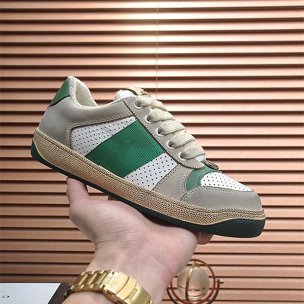 

2021 new men women high cat head embroidered casual shoes designer black leather g sneakers flats drop shipping