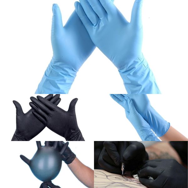 

factorywcl5disposable latex for food rubber nitrile cleaning black gloves universal household garden wholesale