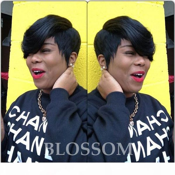 

100% unprocessed human hair full lace wigs lace front wigs with baby hair 8a natural wave brazilian human hair wig for black women, Black;brown