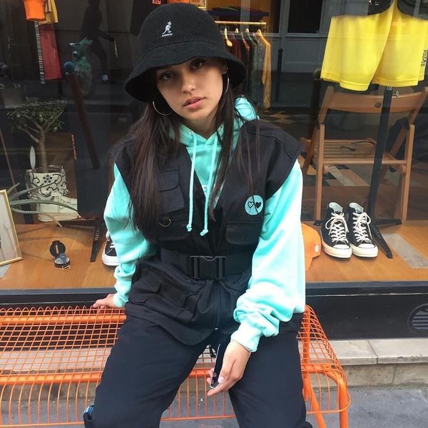 

qt1b 2021.bucket hat breathable kangaroo 9 stingy brim hats cap kangol fashion fitted hats casual models highly quality