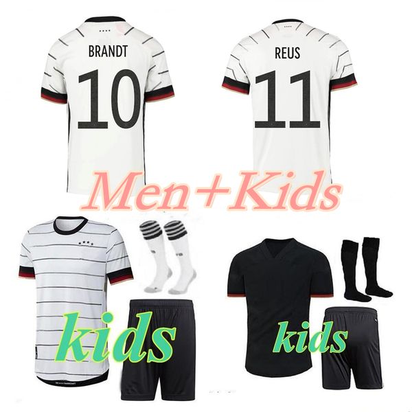 

2020 2021 reus werner soccer jerseys set hummels kroos kimmich gundogan muller draxler gotze sanea men football shirt kids kits jersey, Black;yellow