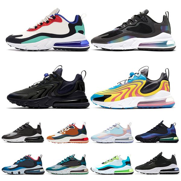 

react mens running shoes for womens bauhaus metalic gold triple black white dusk purple laser blue women sports sneakers size 36-45, White;red