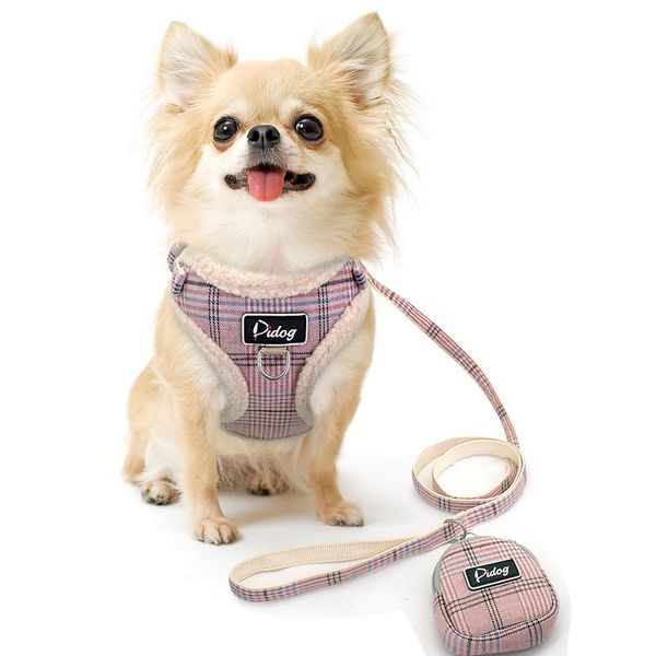 

soft pet dog harnesses vest no pull adjustable chihuahua puppy cat harness leash set for small medium dogs coat arn wmtmtx