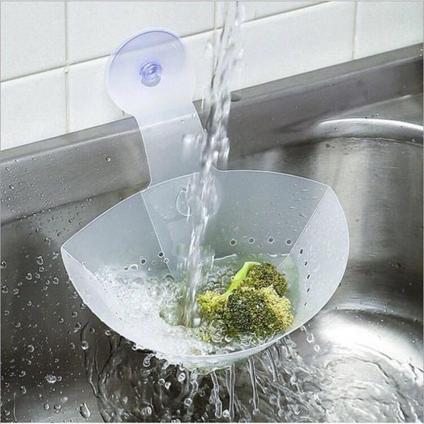 

kitchen classification suction cup type drain trough leftover cai tangjue garbage trash drain filter simple sink anti-blocking