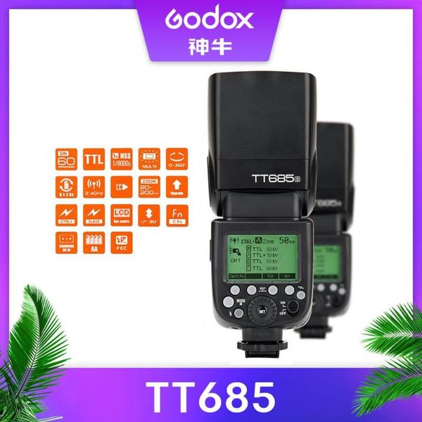 

godox685685c685n685s685f685o 1/8000sl flash speedlite x1t trigger for fuji