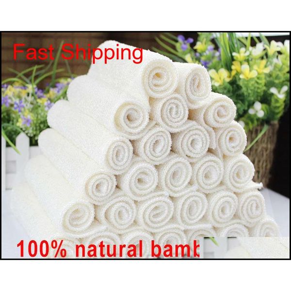 

16x18cm 12pcs white color high efficient anti greasy bamboo fiber hand washing dish cleaning cloth and wipping r qylasc bdebaby