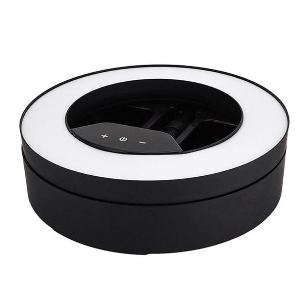 

ring light with stand and 2 small storages brackets 8inch desk ring light for youtube video pgraphy live streaming