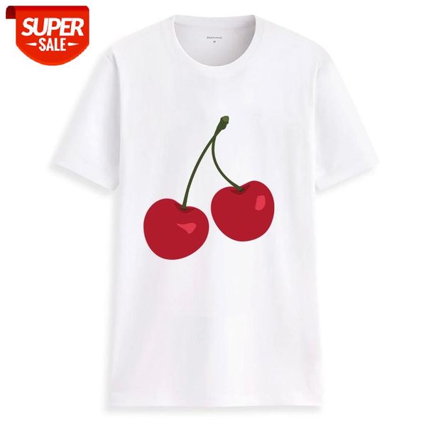 

hillbilly 2019 women cherry print t shirt short sleeve o neck ladies charajuku hipster tumblr tee t-shirt camisa feminina #km4k, White
